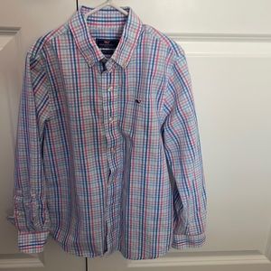 Boys vineyard vines button down shirt